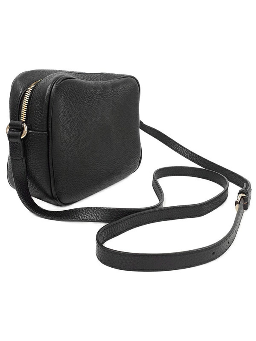 Gucci Bag Shoulder Disco Soho Leather Black